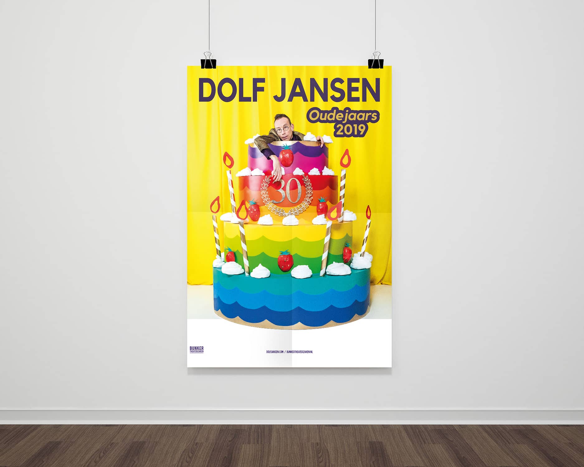 Poster Dolf Jansen Oudejaars 2019